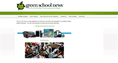 Desktop Screenshot of greenschoolnews.com