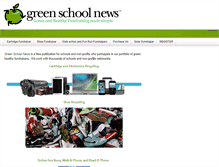 Tablet Screenshot of greenschoolnews.com